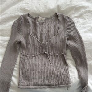 Aritzia Wilfred Soloist Ribbed Sweater